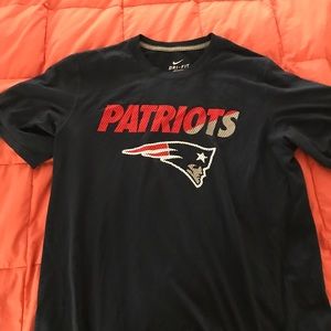 New England Patriots football dry fit shirt